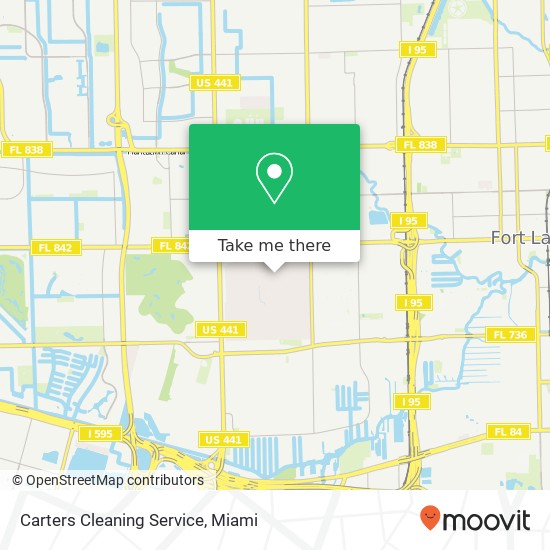 Mapa de Carters Cleaning Service