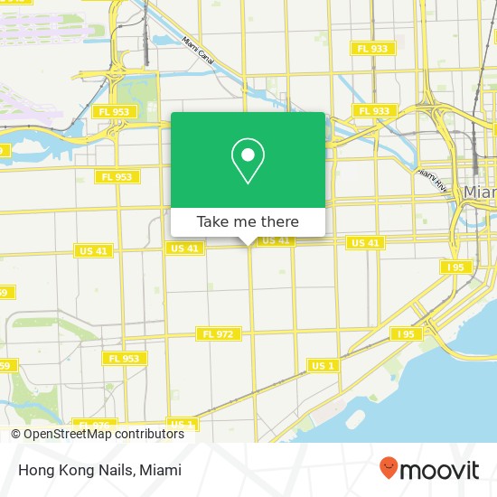 Hong Kong Nails map