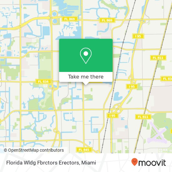Florida Wldg Fbrctors Erectors map
