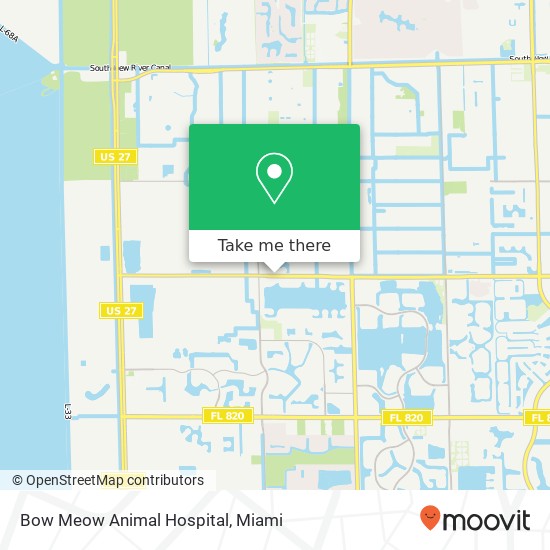 Bow Meow Animal Hospital map
