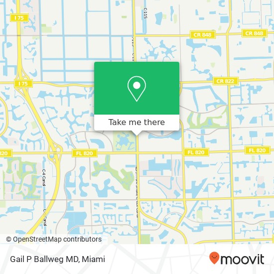 Gail P Ballweg MD map