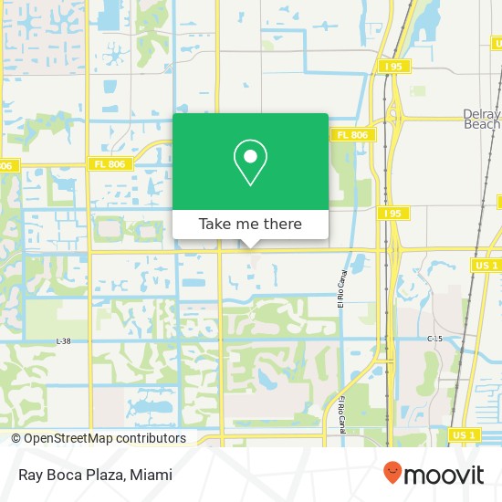 Ray Boca Plaza map