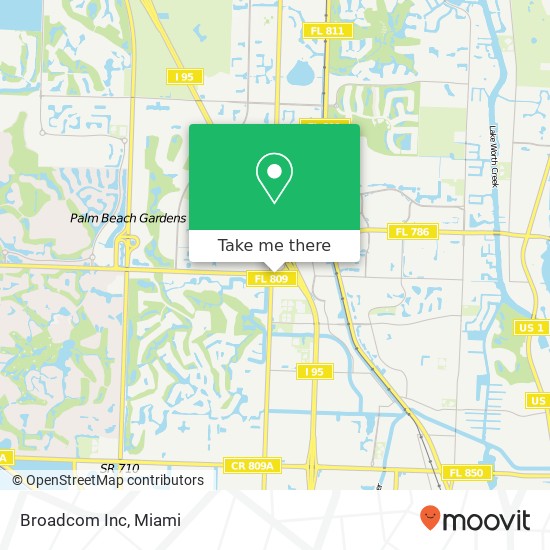 Broadcom Inc map