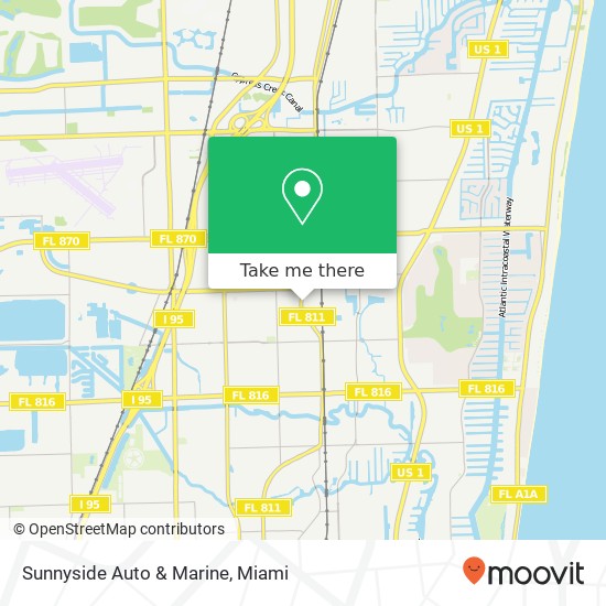 Sunnyside Auto & Marine map