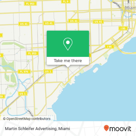 Mapa de Martin Schleifer Advertising