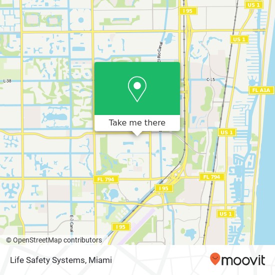 Life Safety Systems map