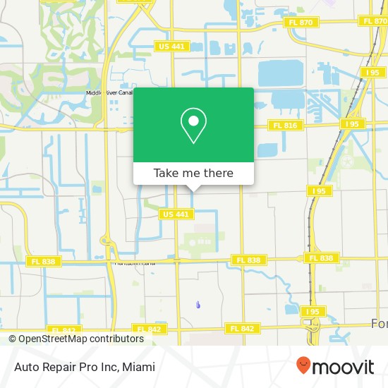 Auto Repair Pro Inc map