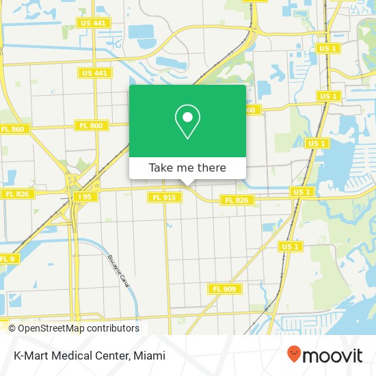 Mapa de K-Mart Medical Center