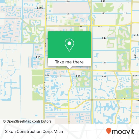 Mapa de Sikon Construction Corp
