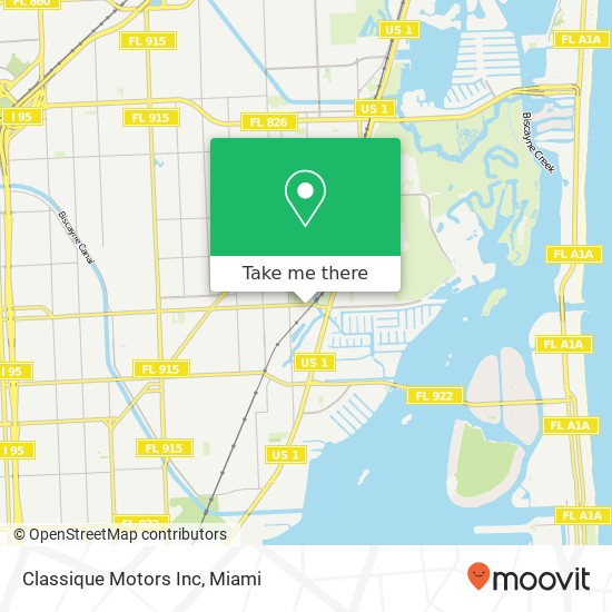 Mapa de Classique Motors Inc