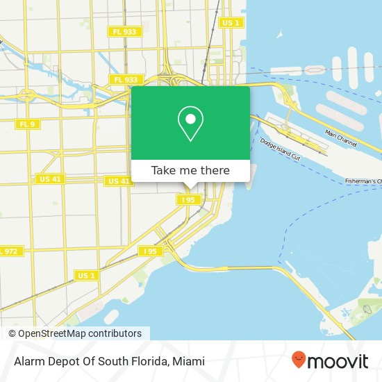 Mapa de Alarm Depot Of South Florida