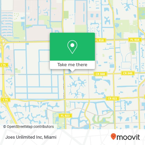 Joes Unlimited Inc map