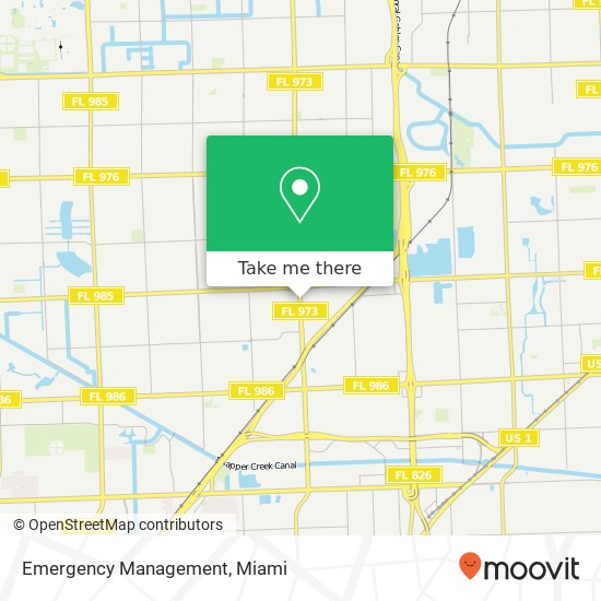 Mapa de Emergency Management