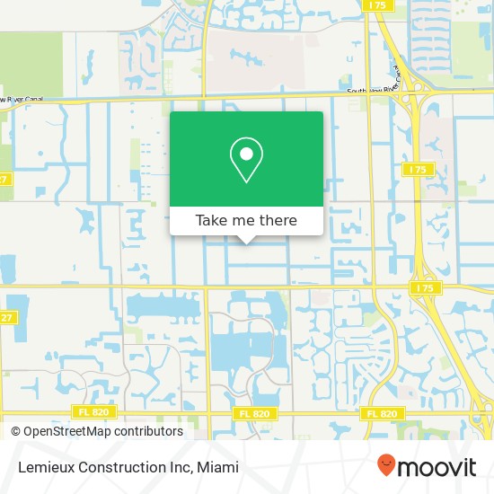 Lemieux Construction Inc map