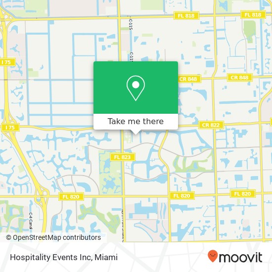 Hospitality Events Inc map