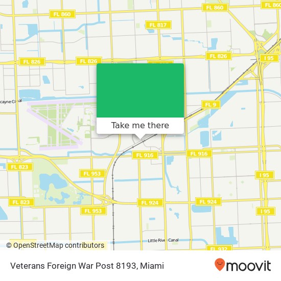 Veterans Foreign War Post 8193 map