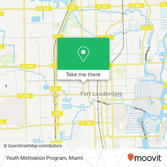 Mapa de Youth Motivation Program