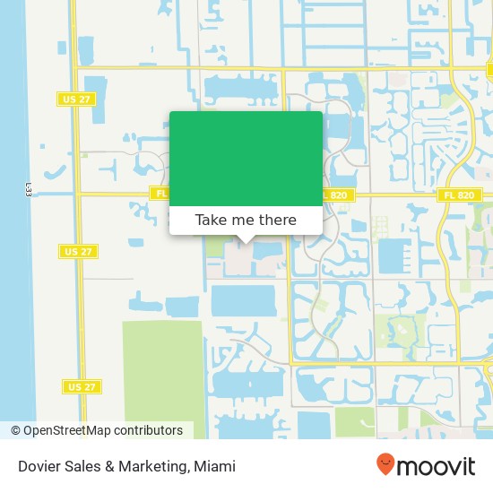 Mapa de Dovier Sales & Marketing