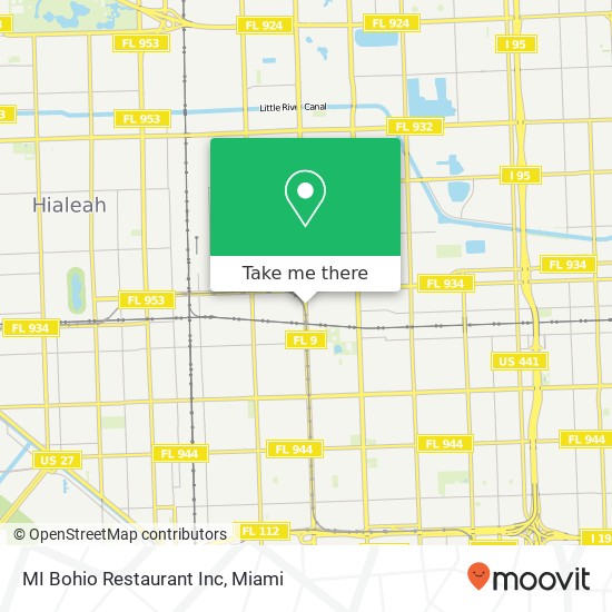 MI Bohio Restaurant Inc map