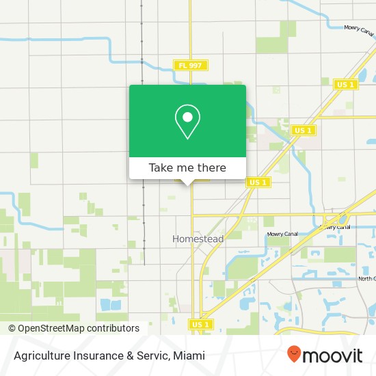 Mapa de Agriculture Insurance & Servic