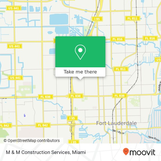 M & M Construction Services map