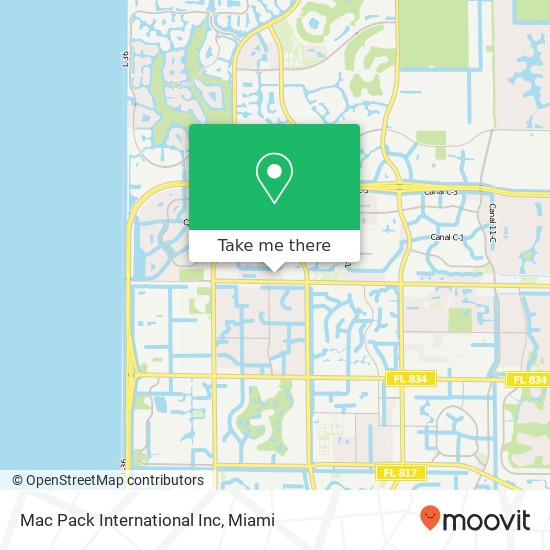 Mac Pack International Inc map