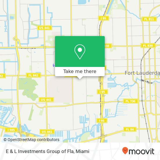 E & L Investments Group of Fla map