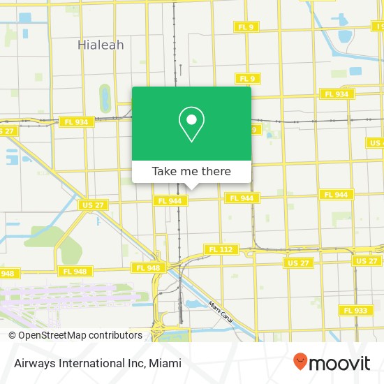 Mapa de Airways International Inc