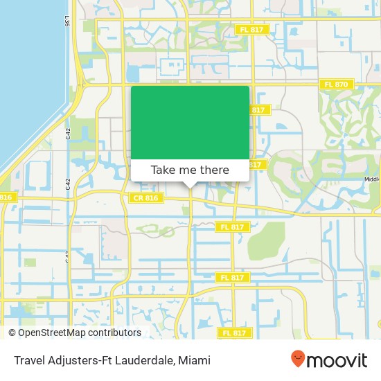 Travel Adjusters-Ft Lauderdale map