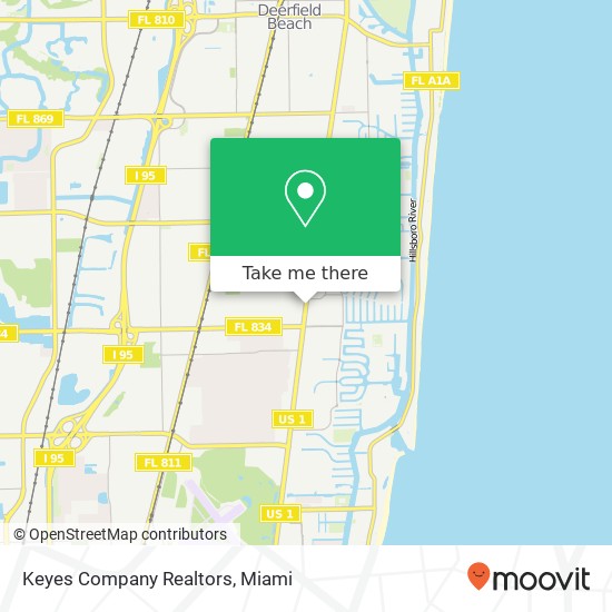 Keyes Company Realtors map