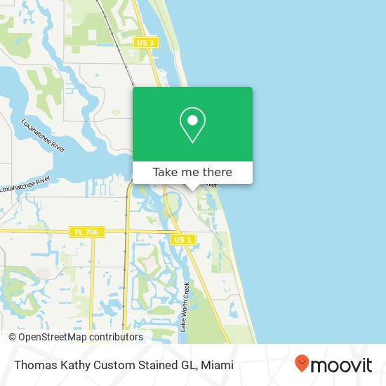 Mapa de Thomas Kathy Custom Stained GL
