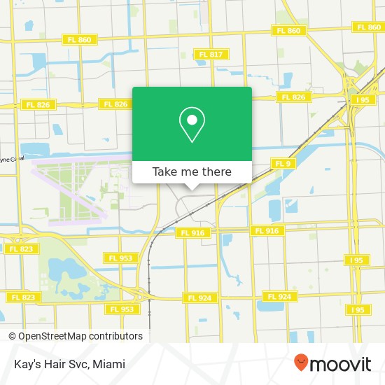 Kay's Hair Svc map