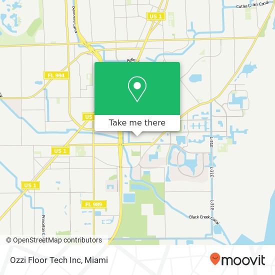 Ozzi Floor Tech Inc map