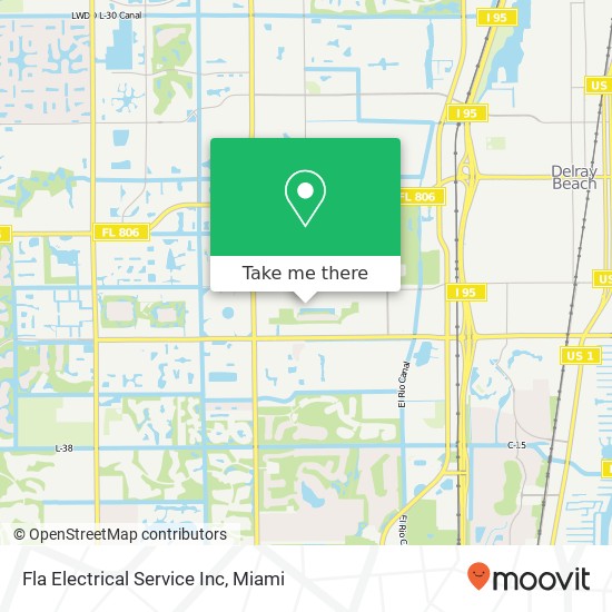 Fla Electrical Service Inc map