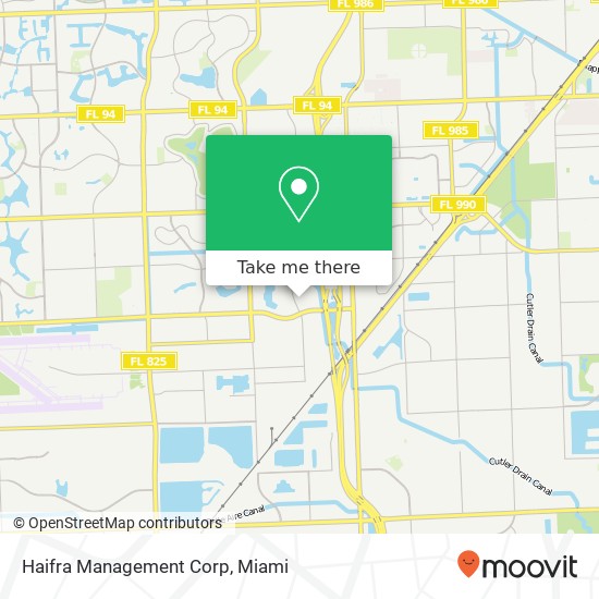 Mapa de Haifra Management Corp