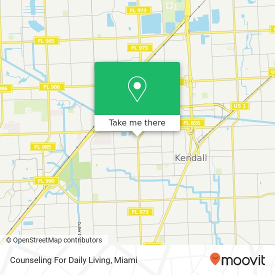 Counseling For Daily Living map