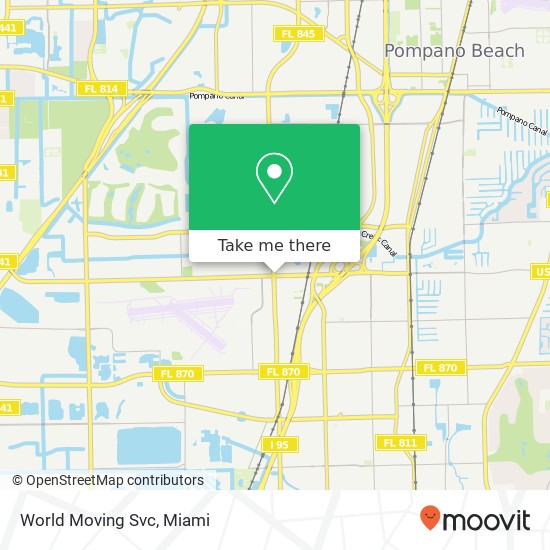 World Moving Svc map