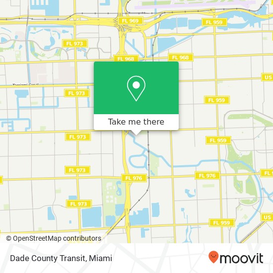 Dade County Transit map