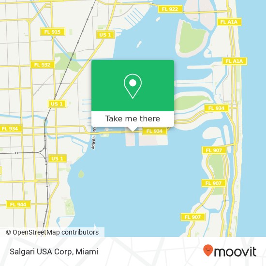 Salgari USA Corp map