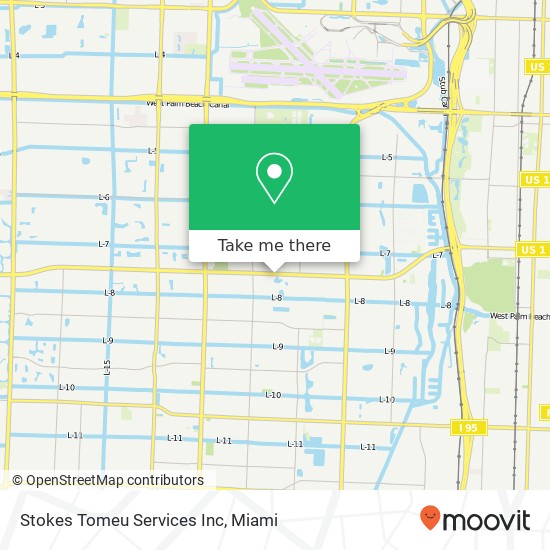 Mapa de Stokes Tomeu Services Inc