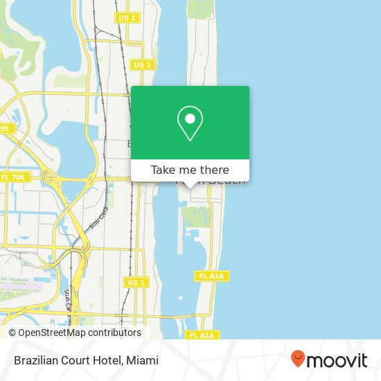 Mapa de Brazilian Court Hotel