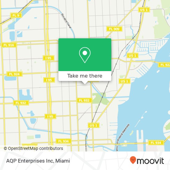 AQP Enterprises Inc map
