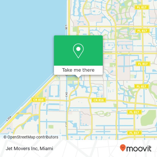 Mapa de Jet Movers Inc