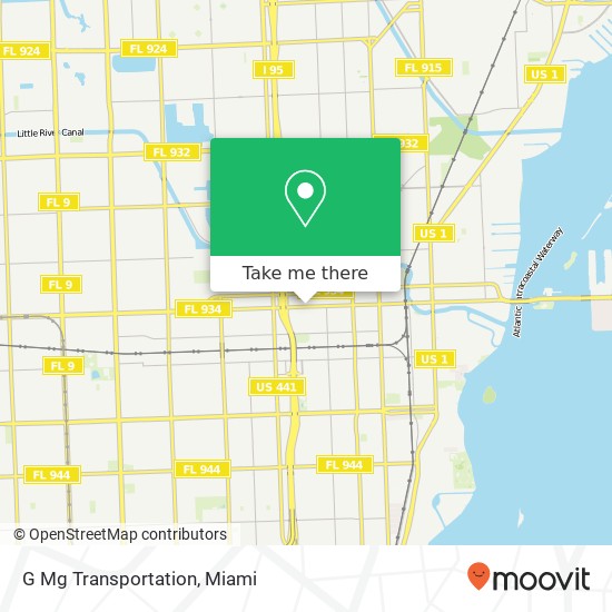 G Mg Transportation map