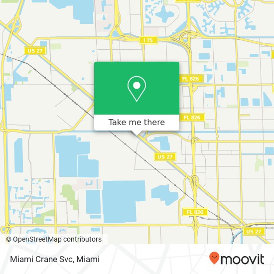 Miami Crane Svc map