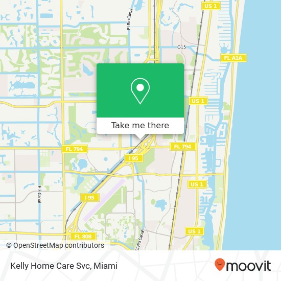 Mapa de Kelly Home Care Svc