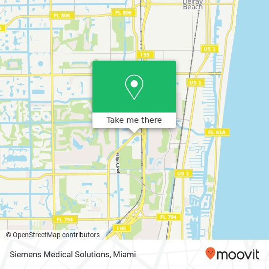 Siemens Medical Solutions map