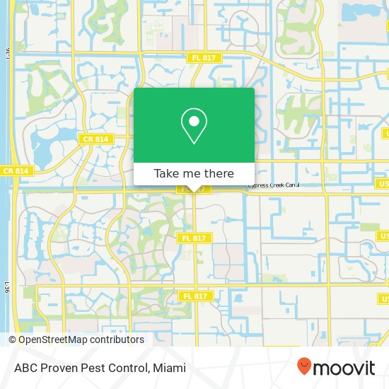 ABC Proven Pest Control map