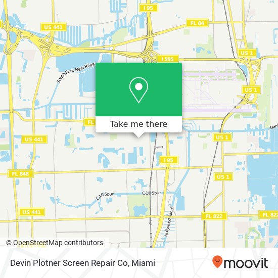Mapa de Devin Plotner Screen Repair Co
