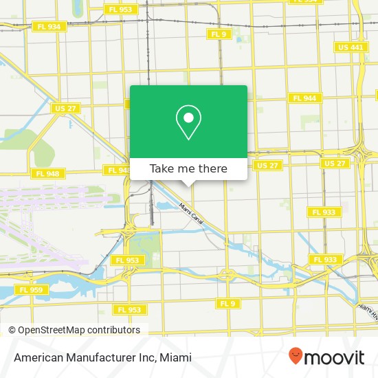 Mapa de American Manufacturer Inc